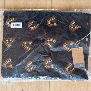 Kyte BABY Rust Rainbow On Midnight Baby Blanket